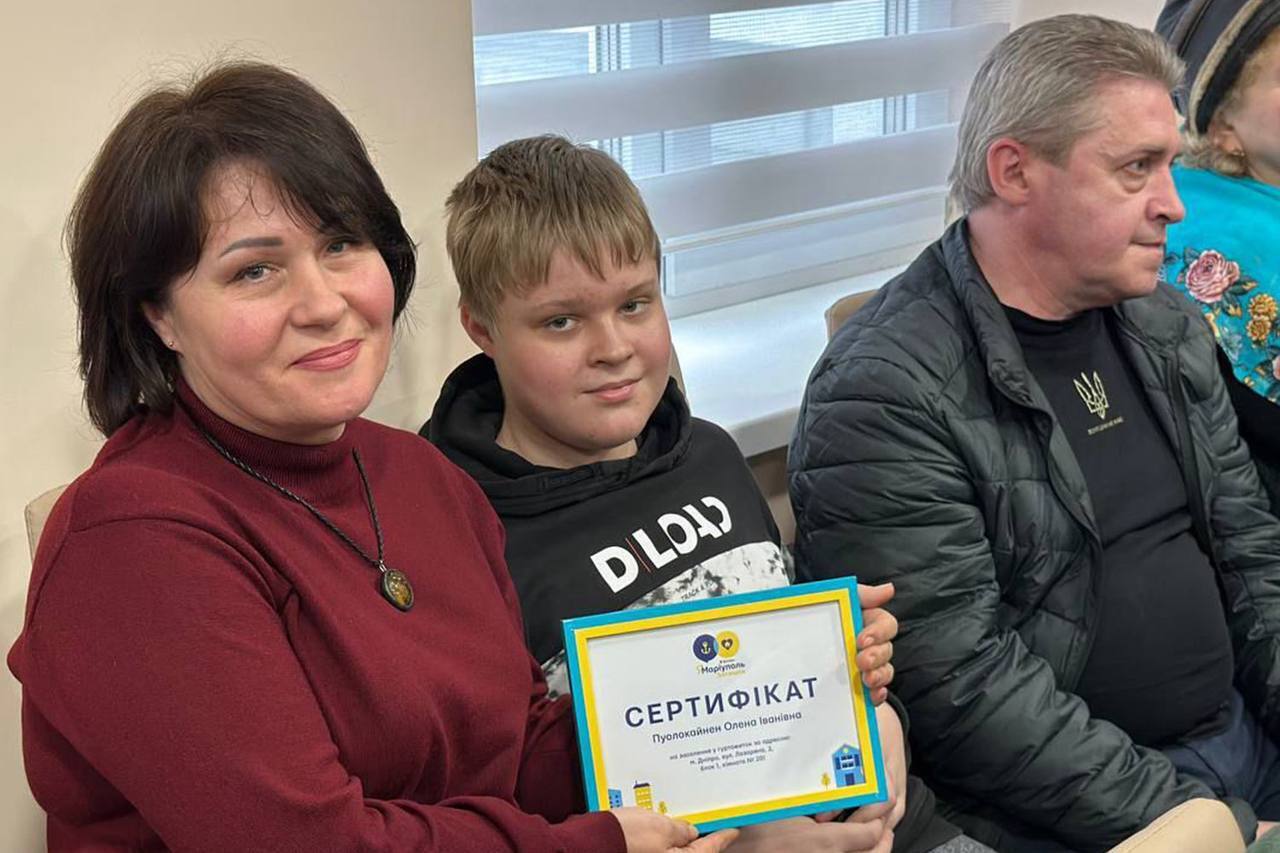 В Днепре Фонд Рината Ахметова помог обустроить социальное жилье для мариупольцев