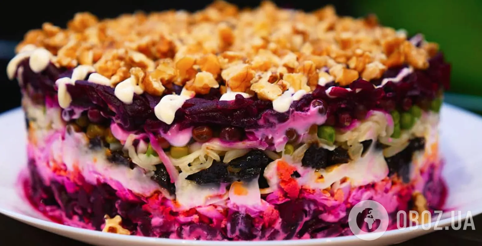 Салат из свеклы "Императрица" для новогоднего стола: вкуснее в сто раз, чем "Шуба"