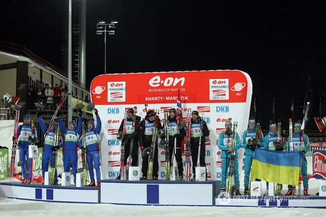 Официально. У России отобрали медали чемпионата мира по биатлону и отдали Украине. Видео и фото
