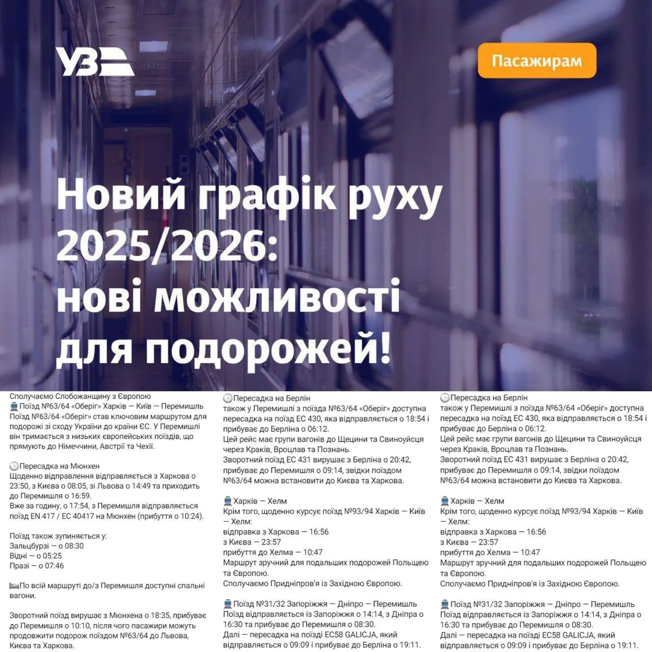 В Україні збільшили кількість міжнародних маршрутів