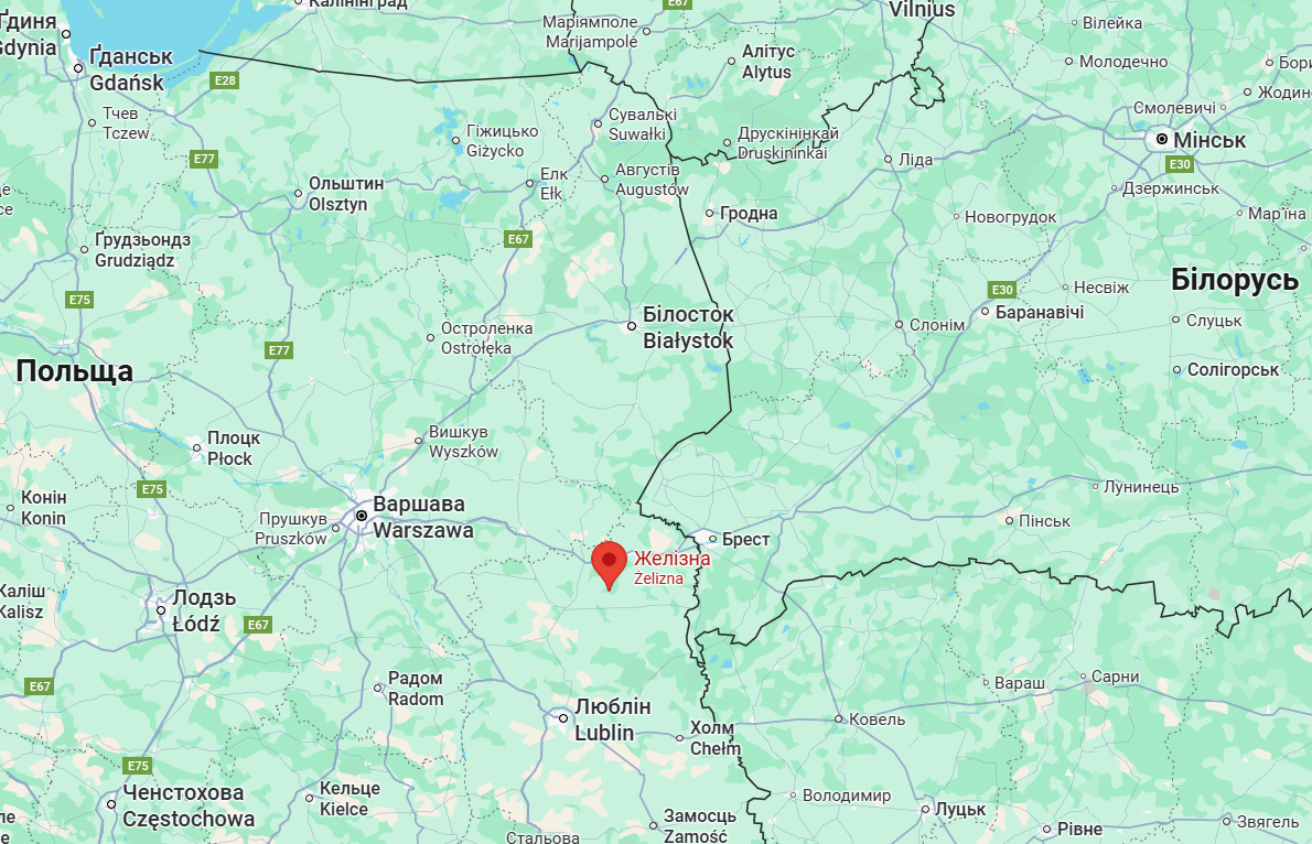 У Польщі знайшли залишки невідомого БПЛА поблизу кордону з Білоруссю