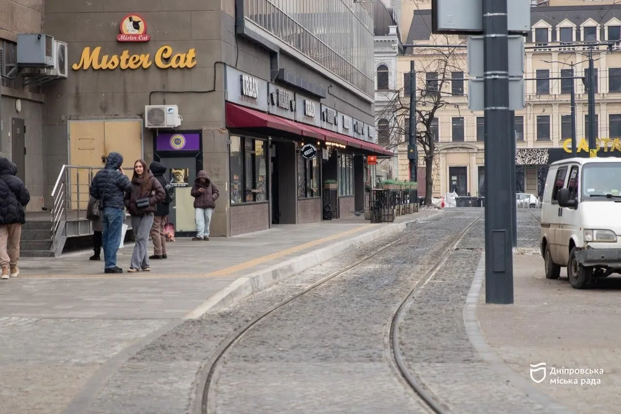 "Движение без барьеров": в Днепре обновили трамвайные пути и подготовили маршрут к низкопольным трамваям