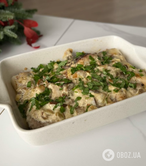 Вечеря як у ресторані: як смачно запекти судак з грибами