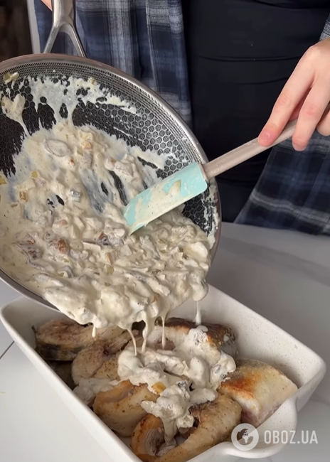 Вечеря як у ресторані: як смачно запекти судак з грибами