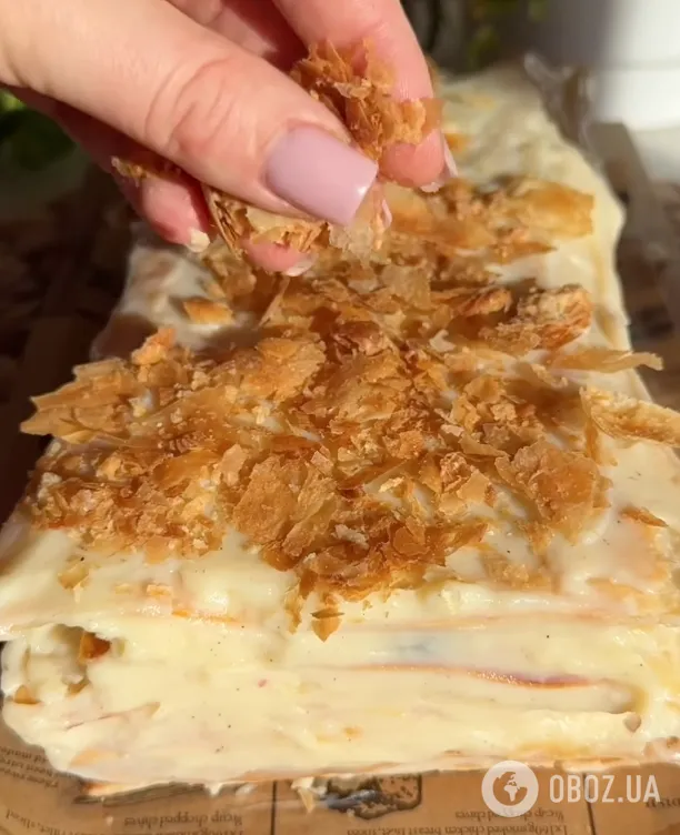 Лінивий "Наполеон" без приготування тіста: ділимося рецептом торта для новорічного столу