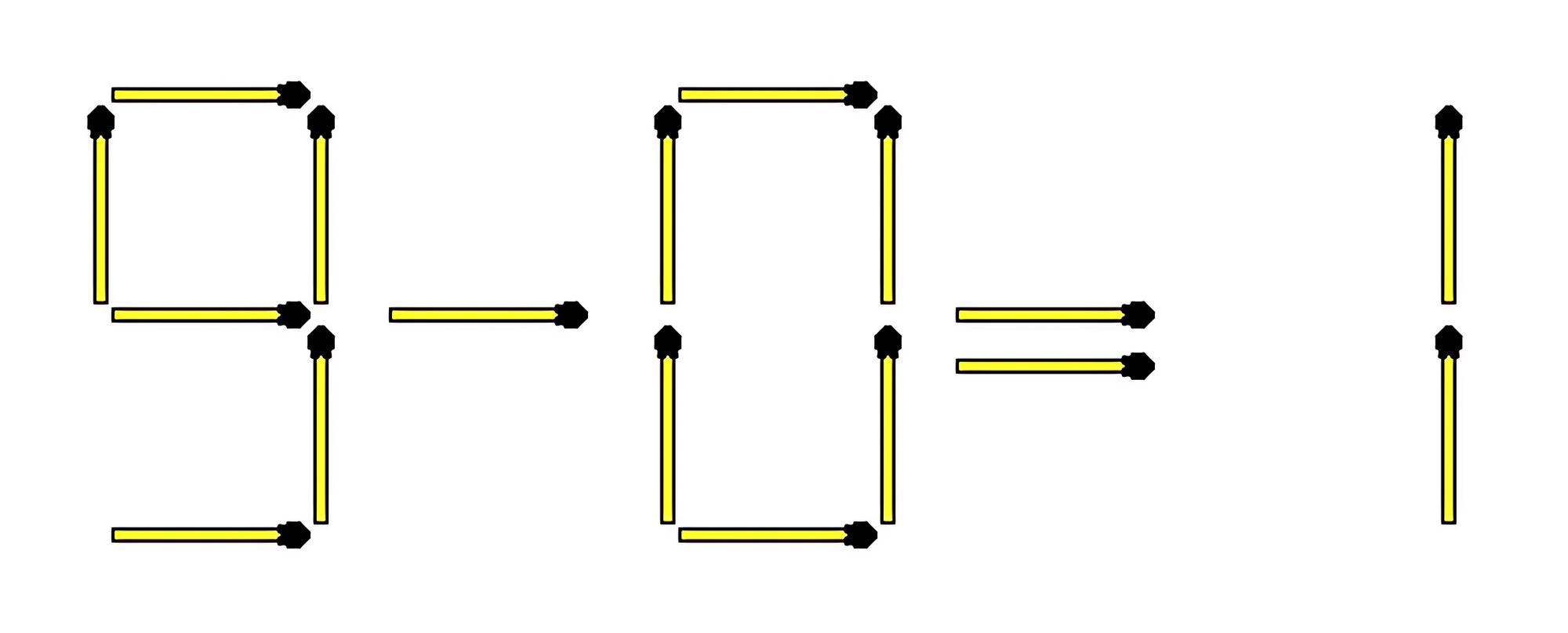 Додайте лише один сірник: головоломка на кмітливість