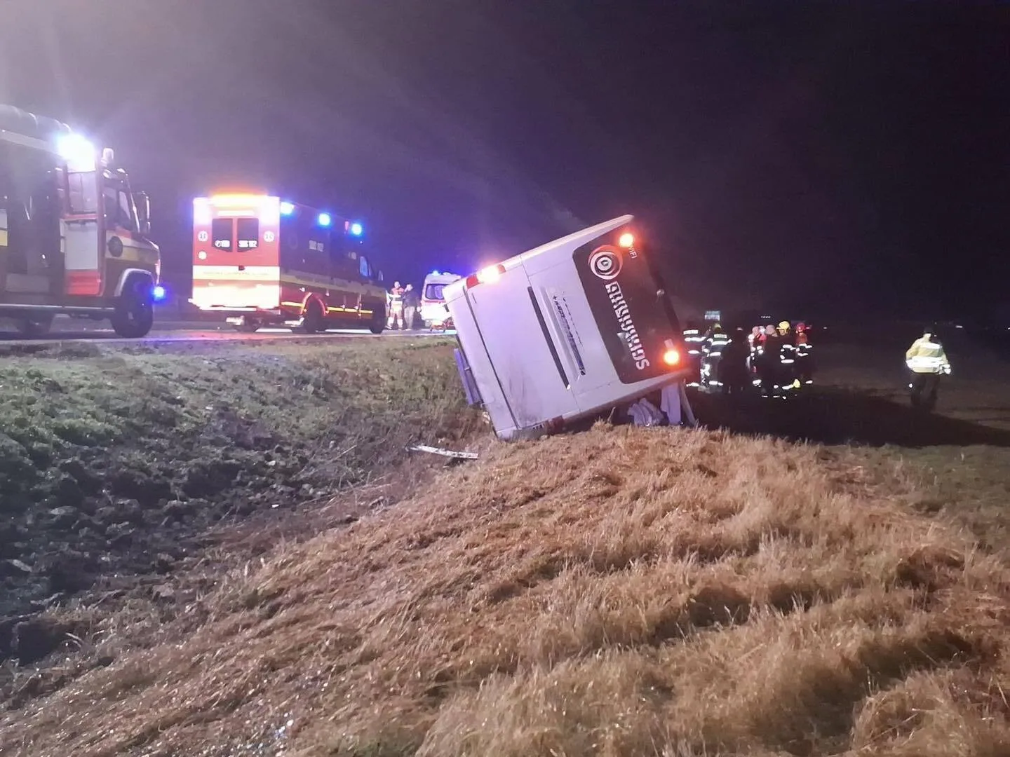 У Словаччині перекинувся автобус з українцями: є постраждалі. Фото