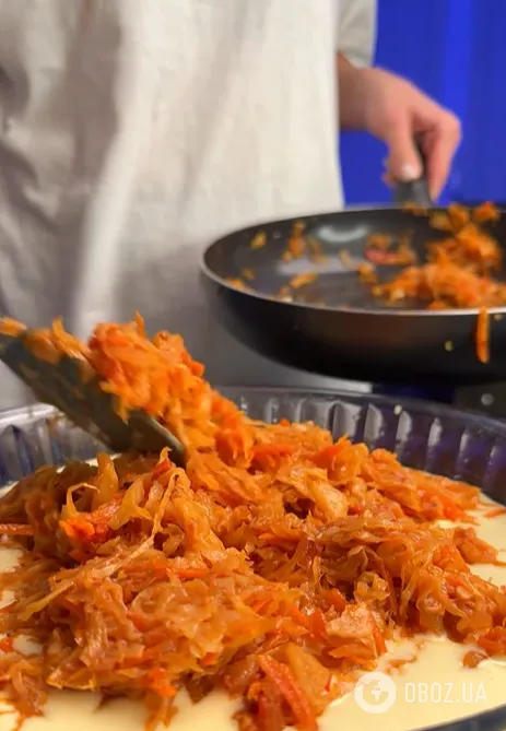 Лінивий заливний пиріг з капустою: готується з тіста на кефірі