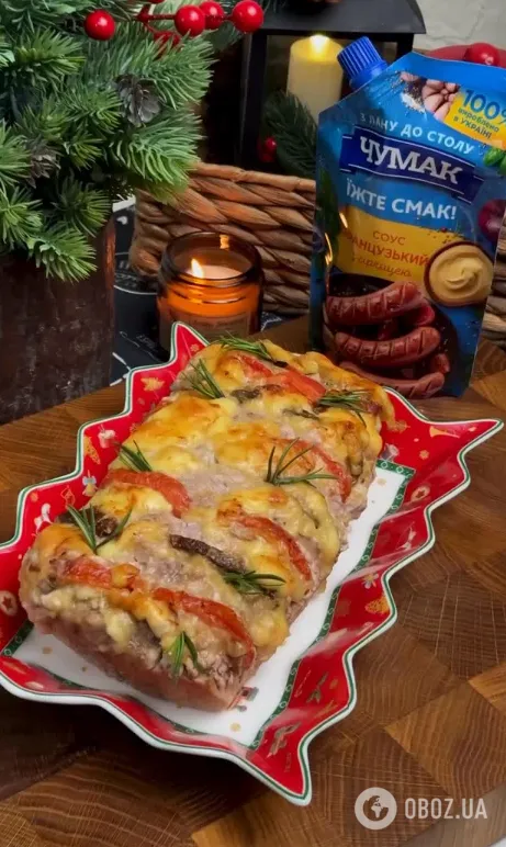 Соковита запечена свинина з грибами та сиром: як смачно приготувати м'ясо