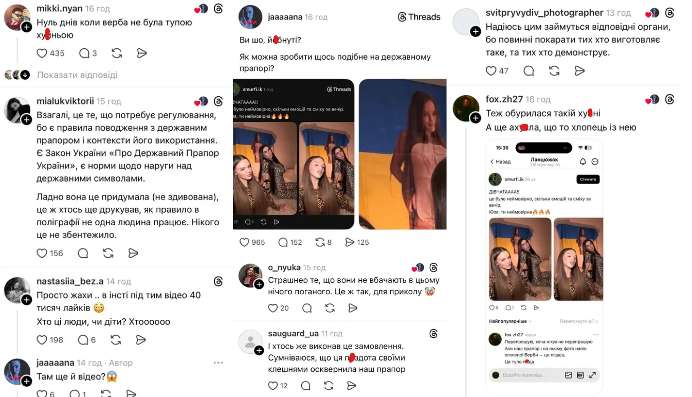 "Как можно такое делать на государственном флаге?" Блогер Верба снова пробила дно