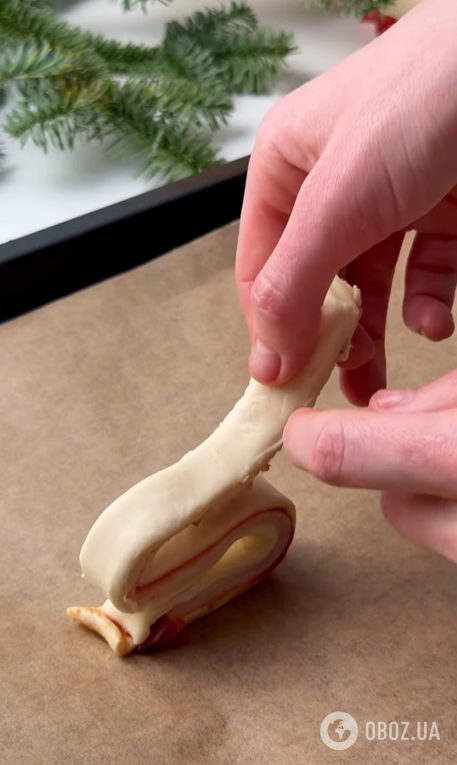 Святкові ялинки  з листкового тіста: як приготувати смачну закуску