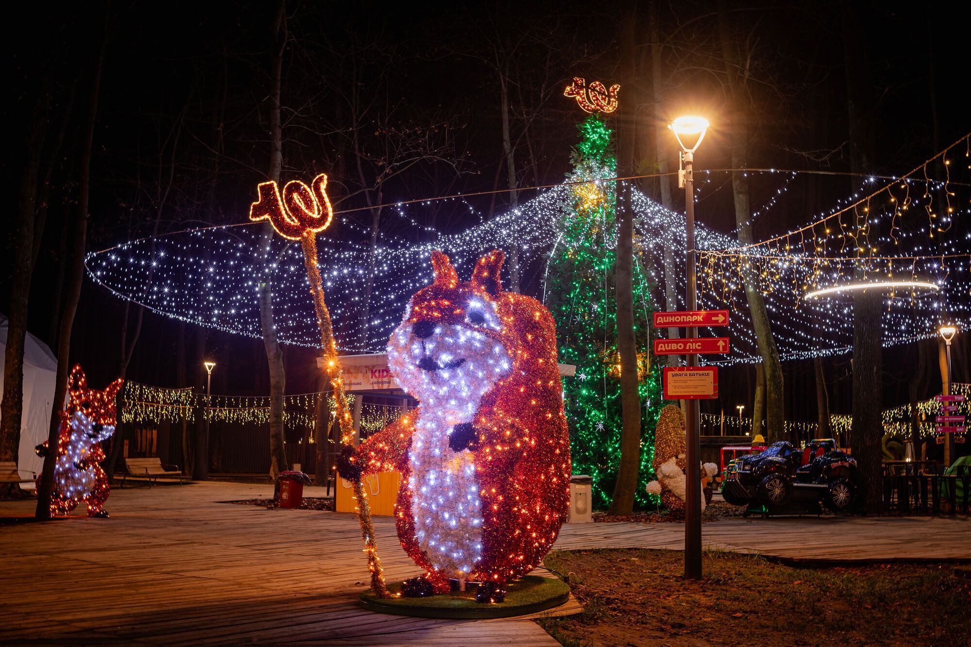 Самый большой каток, резиденция Санты и световые инсталляции: чем удивит "Зимняя страна" на ВДНХ в Киеве