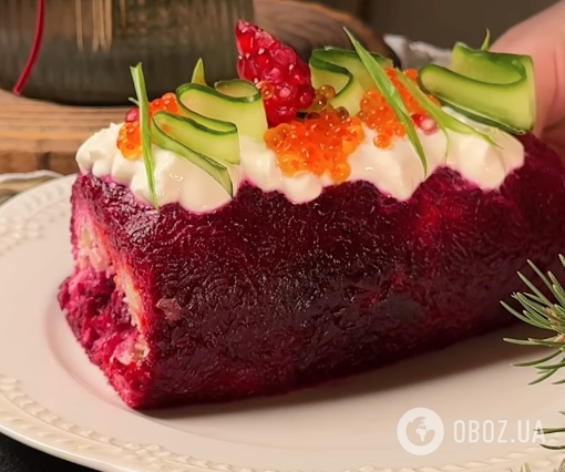 "Шуба-рулет" для новогоднего стола: самый легкий рецепт привычного блюда по-новому