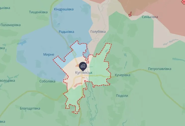 Путін знову збрехав, що Куп'янськ під контролем Росії, і "виправдав" відео візиту Зеленського