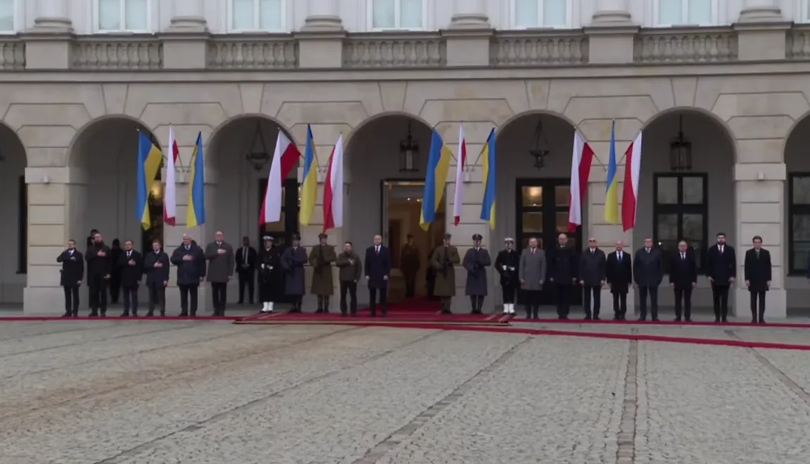 Зеленський у Польщі зустрівся з Навроцьким: заплановано ще низку перемовин. Відео