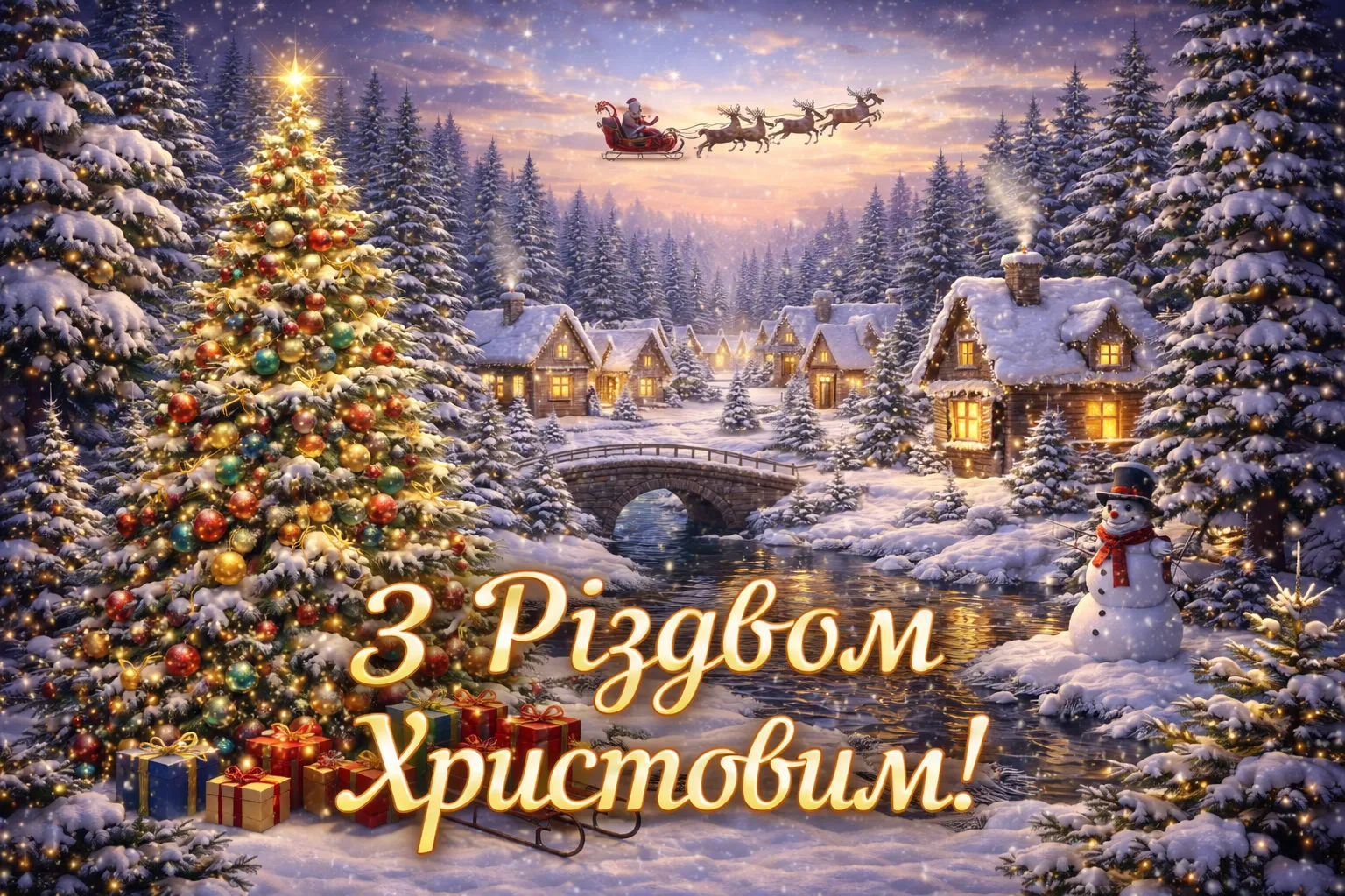 Картинки з Різдвом: привітання, листівки, красиві побажання для рідних і близьких