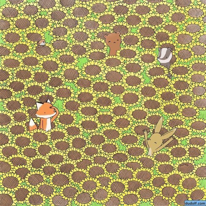 Знайдіть метелика: важка головоломка на уважність