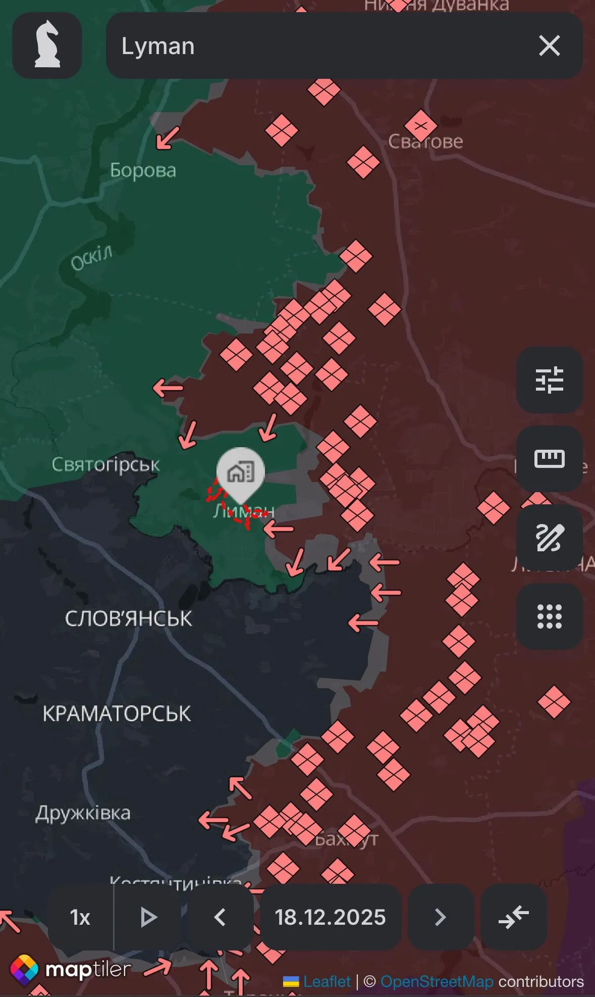 Изуродованные здания и "паутина" из дронов: военные показали, как выглядит Лиман с высоты. Видео