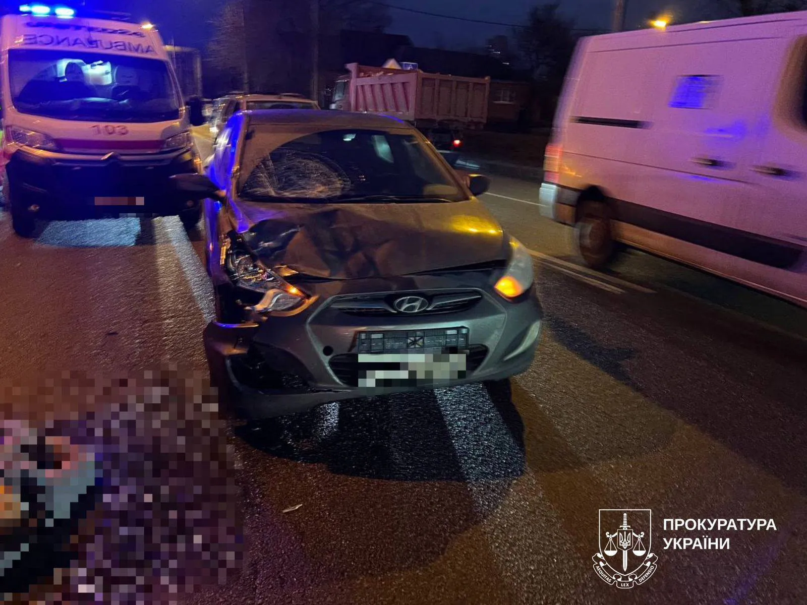 У Харкові суддя збила двох дітей на пішохідному переході: вони в реанімації. Фото