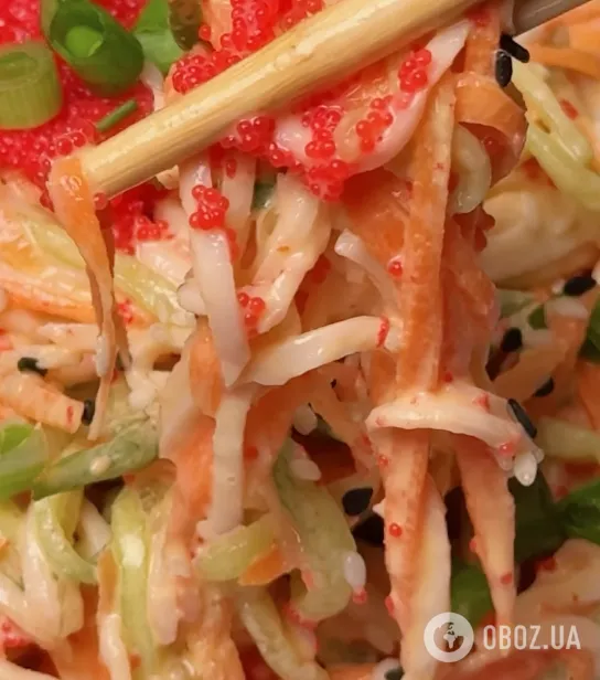 Японський крабовий салат для новорічного столу: найпростіший рецепт