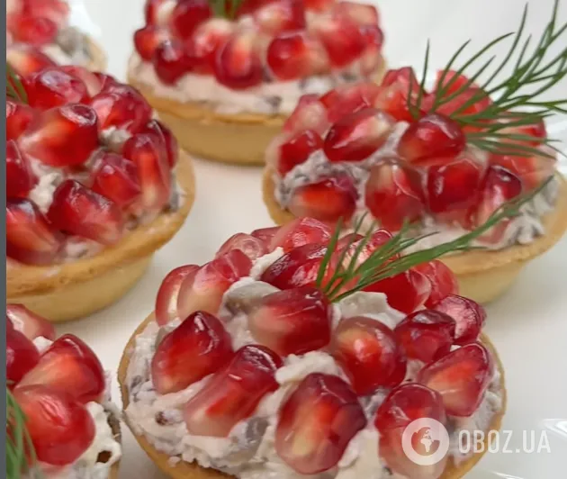 Вкусные тарталетки для новогоднего стола: самый простой рецепт