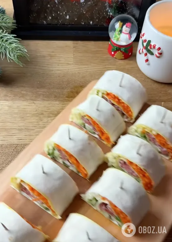 Легка закуска з лаваша для новорічного столу: ділимося легким рецептом