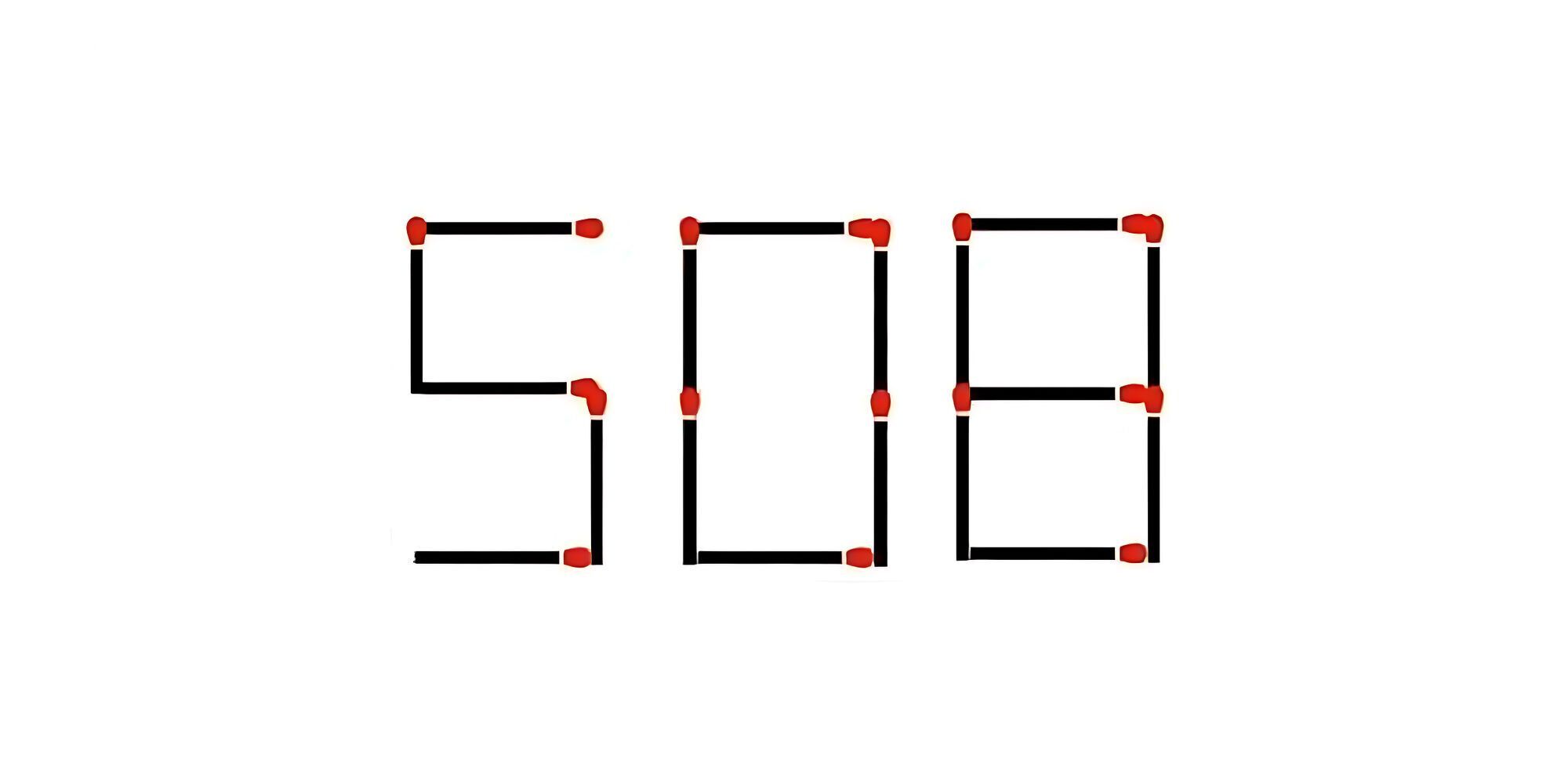 Есть только 10 секунд: непростая головоломка со спичками