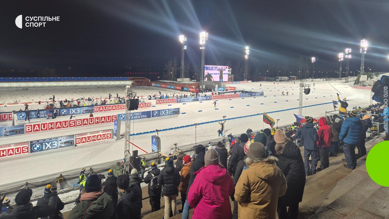 Український уболівальник зіпсував гонку біатлоністці збірної України на Кубку світу у Швеції