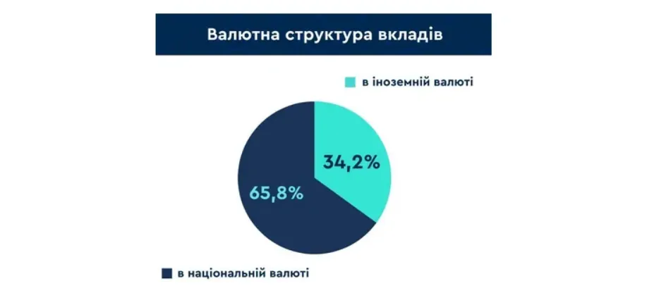 В какой валюте украинцы хранят деньги в банках