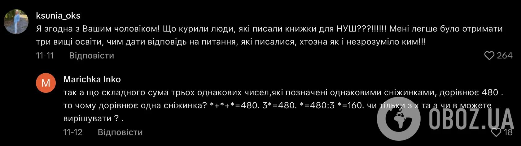 "У тебя высшее образование. Не можешь три снежинки прибавить?" В сети завирусилось видео с украинцем, который "завис" над домашним заданием по ЯИМ
