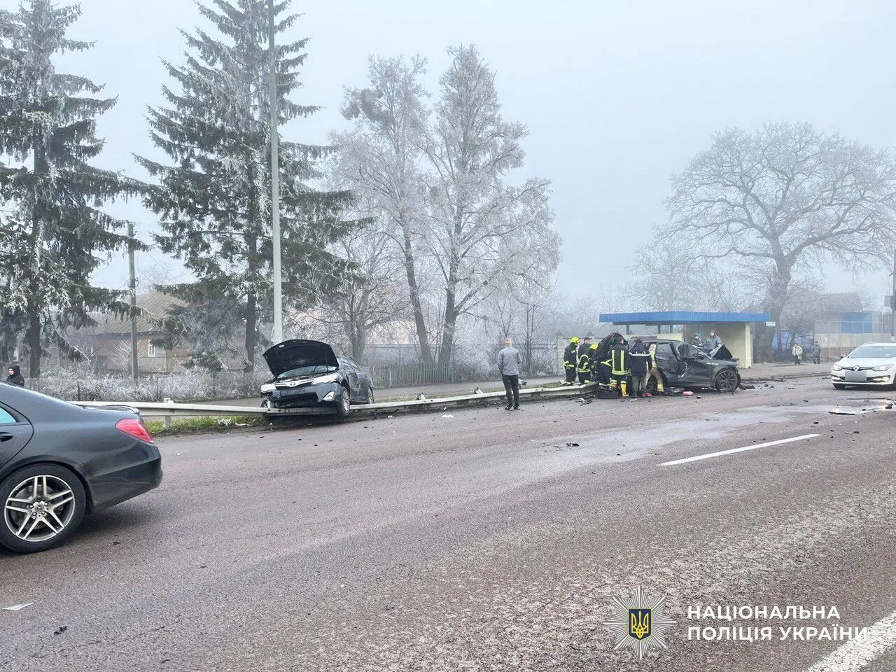 Масштабное ДТП парализовало движение на трассе Киев – Чоп: фото с места