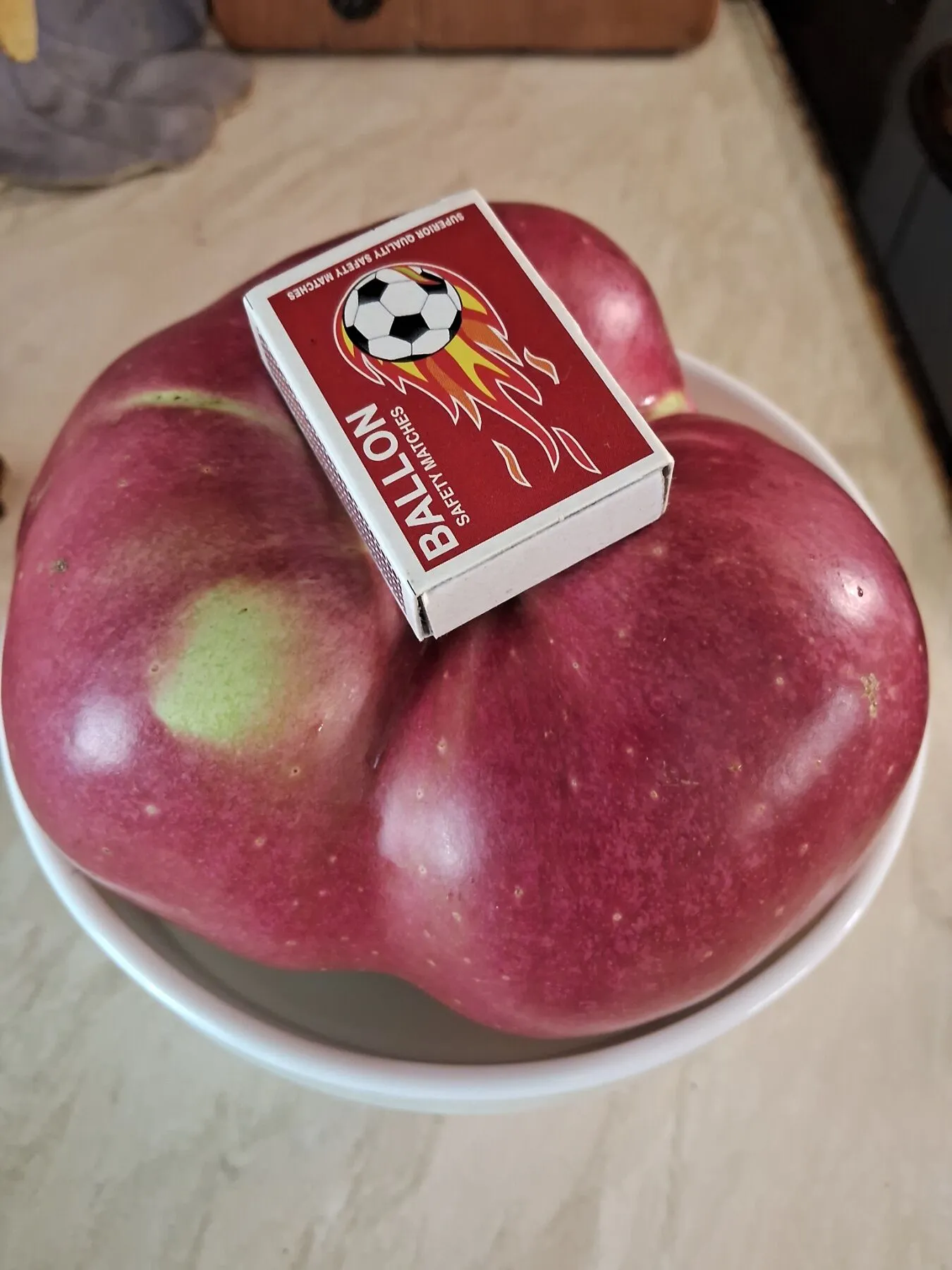 Киянин виростив найбільше яблуко в Україні і встановив рекорд: яка його вага. Фото