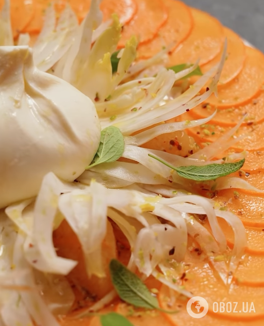 Закуска з хурми для новорічного столу: смак приємно здивує