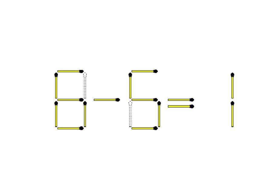 Пересуньте два сірники: головоломка, що має 2 відповіді