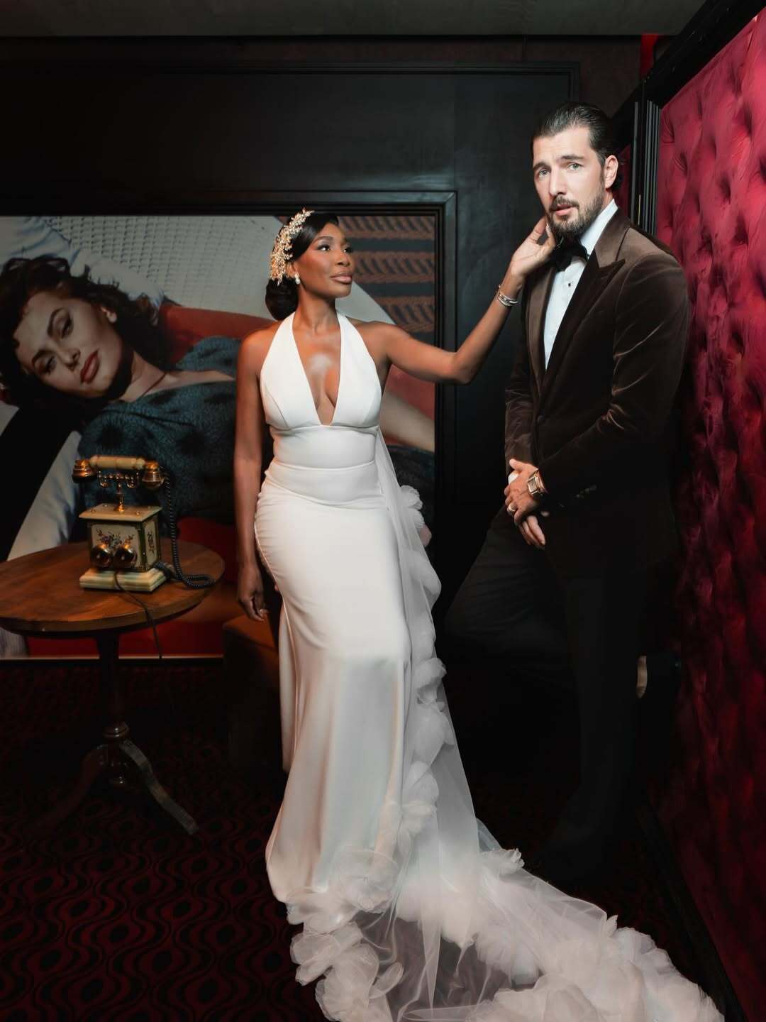 Пять дней празднования и 10 платьев невесты: как прошла помпезная свадьба актера Андреа Прети и теннисистки Винус Уильямс