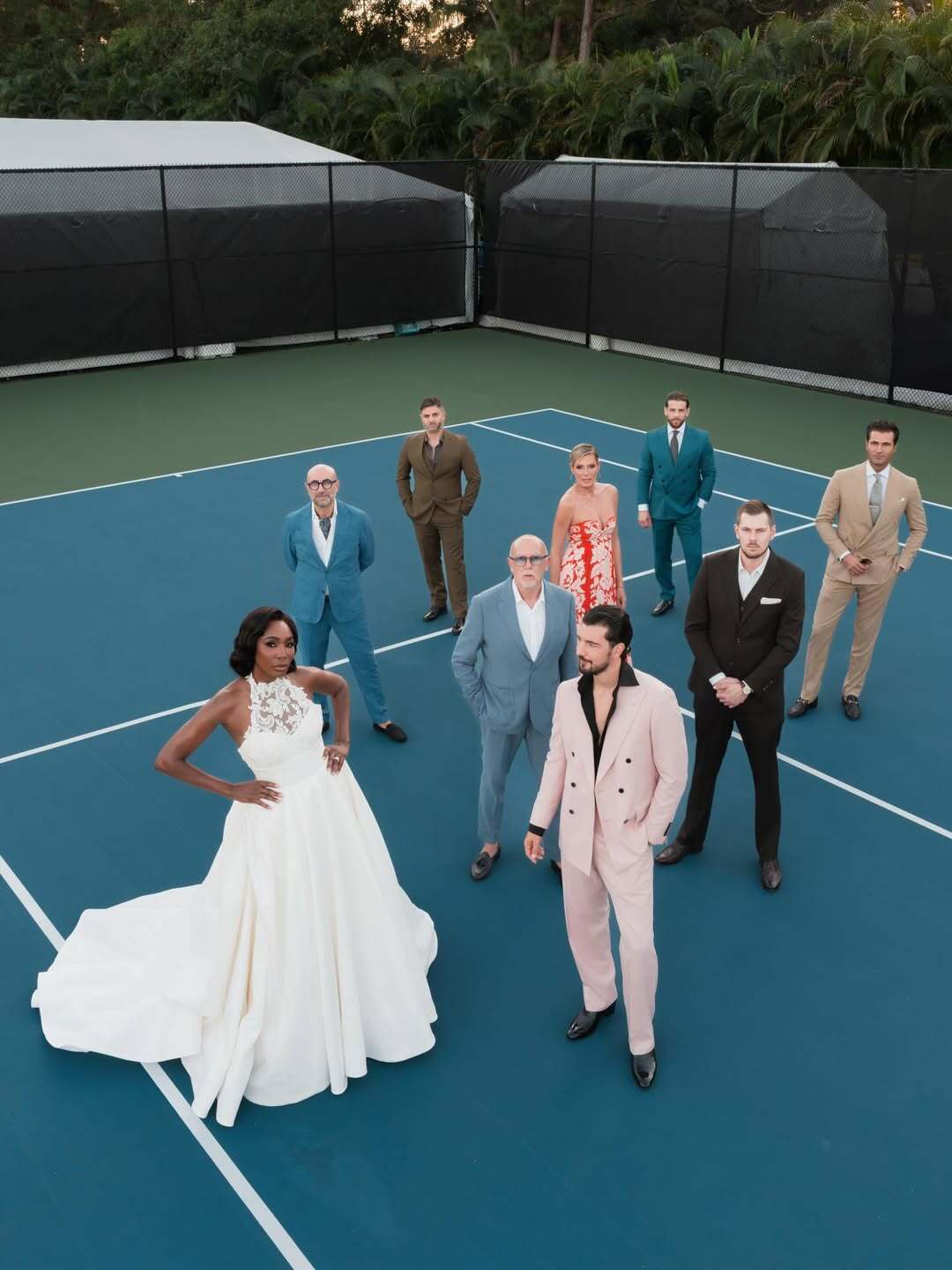 Пять дней празднования и 10 платьев невесты: как прошла помпезная свадьба актера Андреа Прети и теннисистки Винус Уильямс