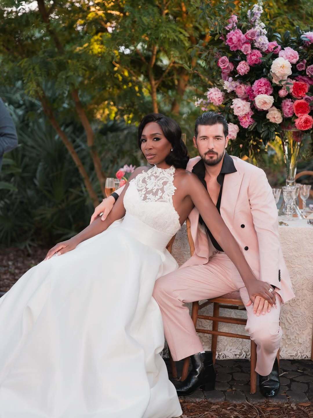 Пять дней празднования и 10 платьев невесты: как прошла помпезная свадьба актера Андреа Прети и теннисистки Винус Уильямс