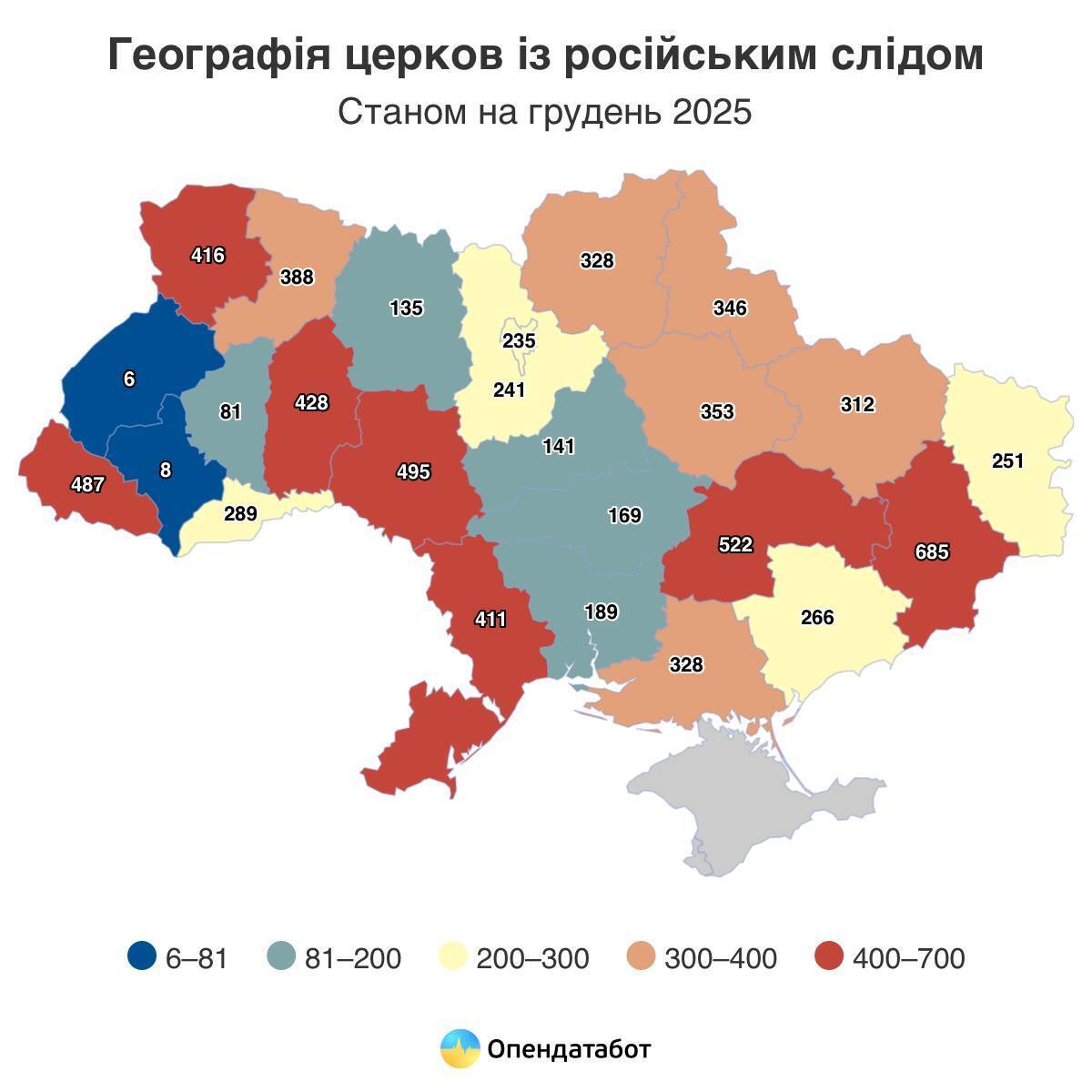 Сколько церквей Московского патриархата работают в Украине, несмотря на войну и закон: озвучена цифра