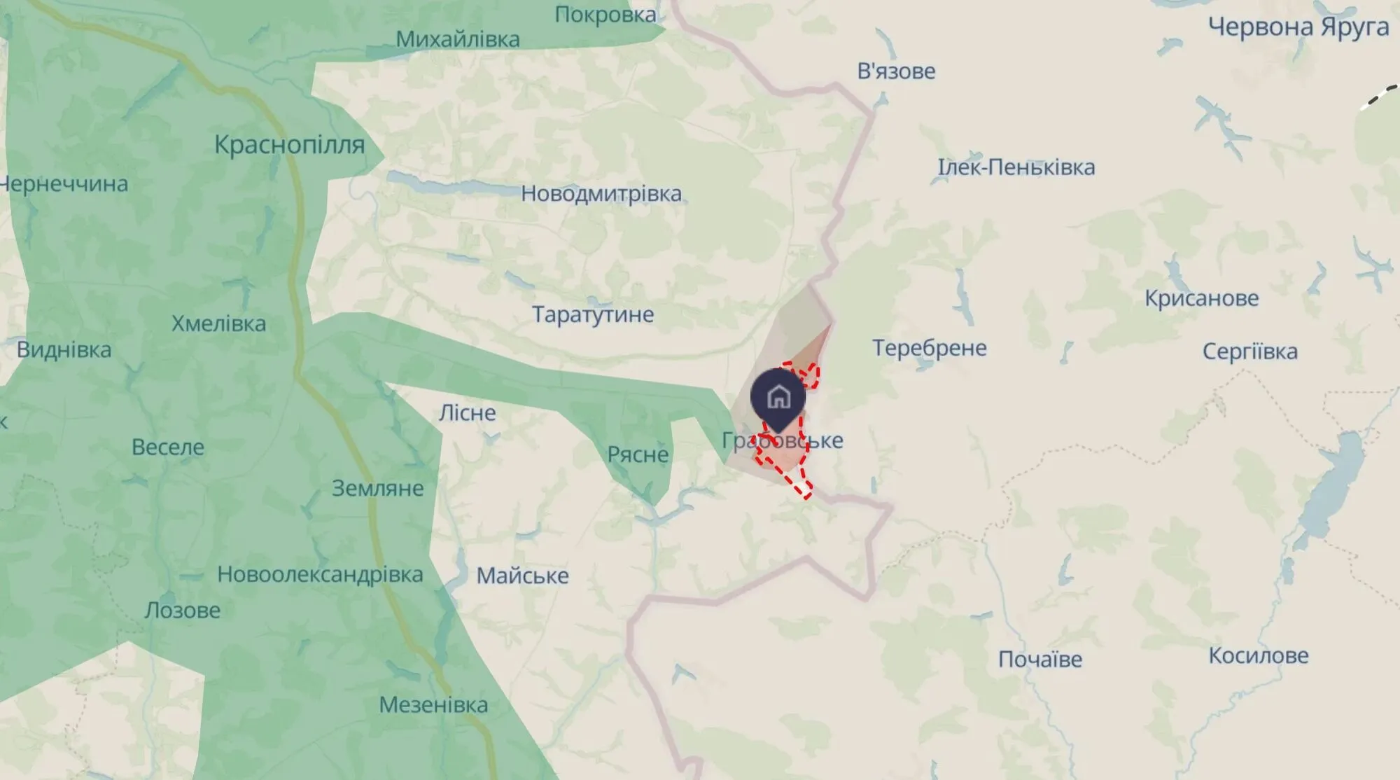 Російські військові закріпились у південній частині Грабовського на Сумщині – ЗСУ