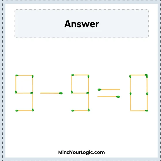 Перемістіть лише один сірник: цікава головоломка