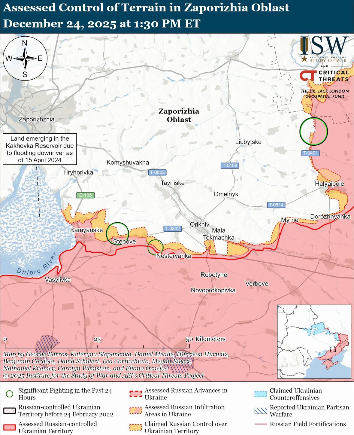 Украинские войска продвинулись возле Покровска, оккупанты – в районе Гуляйполя: анализ ISW