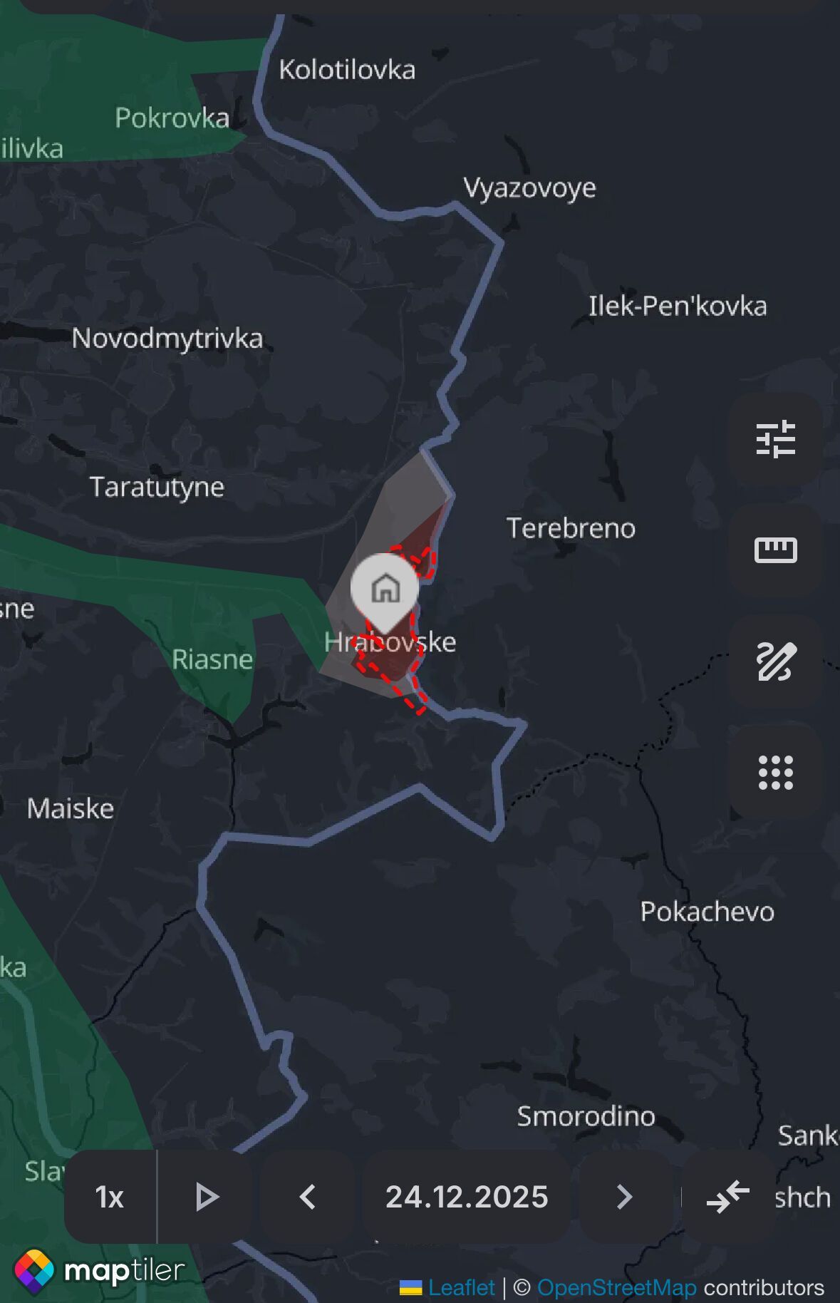 Сили оборони утримують позиції: у ДПСУ розповіли про ситуацію в Грабовському на Сумщині. Карта