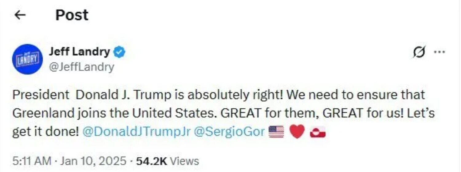 Спецпредставитель Трампа признался, стремятся ли США завоевать Гренландию