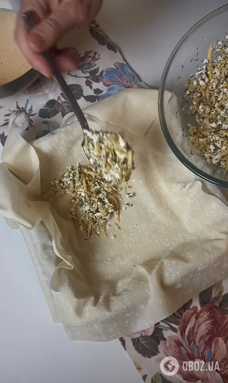 Швидкий сирний пиріг з тіста філо: приготуйте на обід за лічені хвилини