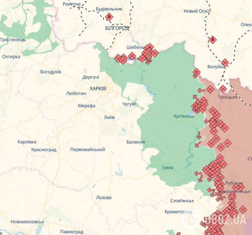 Преодолели ледяную реку, чтобы сгореть: пограничники сорвали попытку врага пересечь границу на Харьковщине. Видео