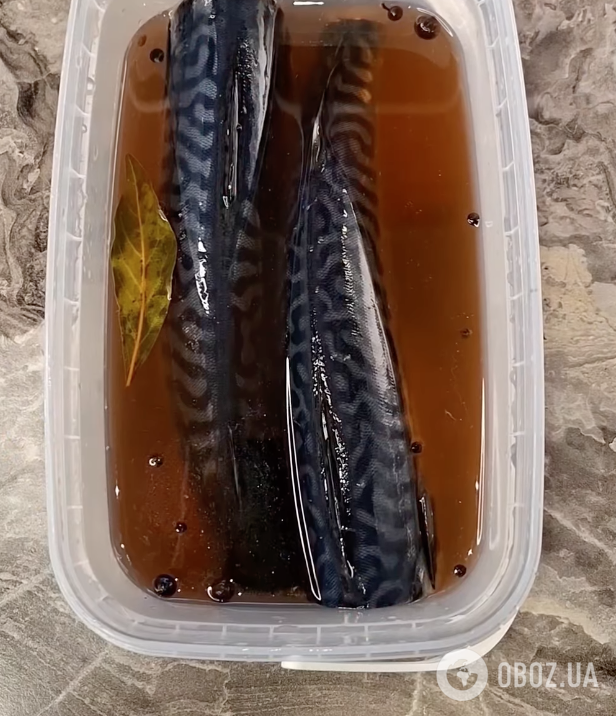 Смачна маринована скумбрія для новорічного столу: готується риба в гарячому маринаді