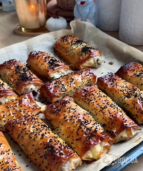 Ролліні з тіста філо: можна дуже швидко приготувати на обід