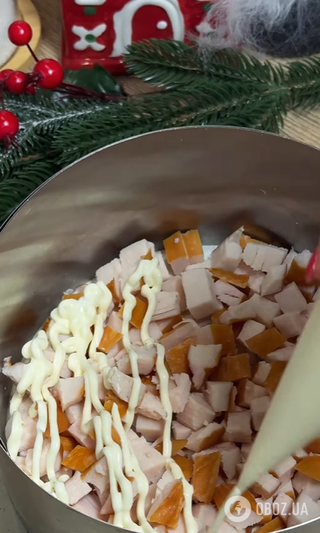 "Курица под кайфом": делимся рецептом праздничного салата на Новый год