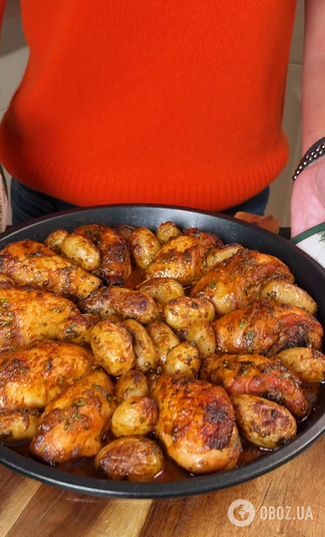 Соковиті курячі гомілки з картоплею в духовці: рецепт страви на будь-який випадок