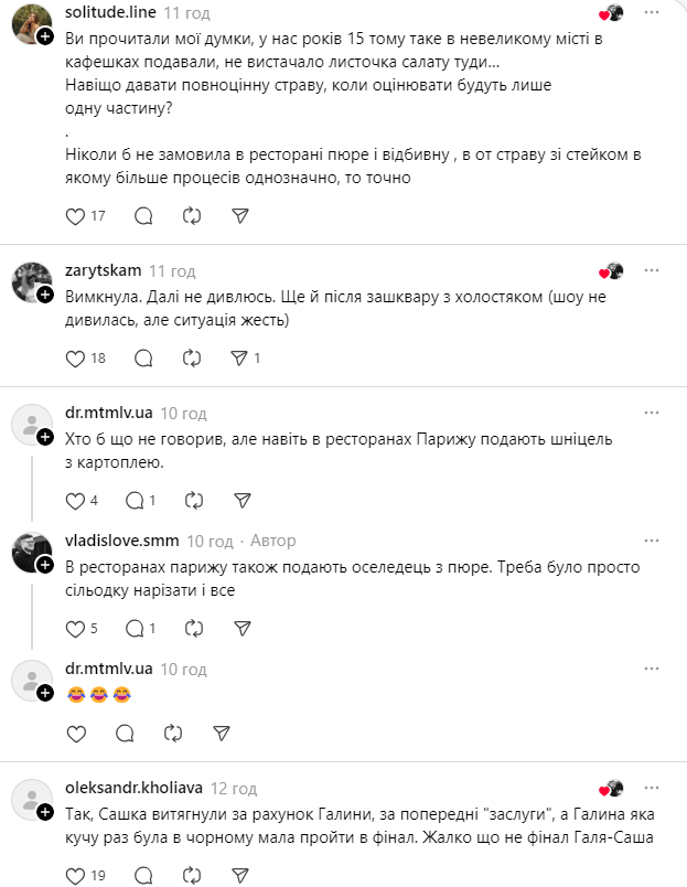 "Это уровень "Пузатой хаты": победителя "МастерШеф 16" раскритиковали в сети за "простое" блюдо в финале. Фото